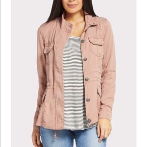 evereve blush Anorak Utility Jacket size small
